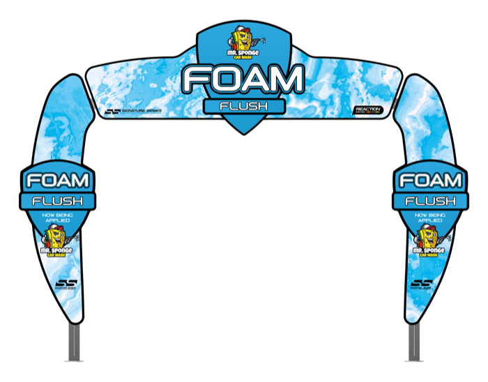 Foam Flush Reaction Arch