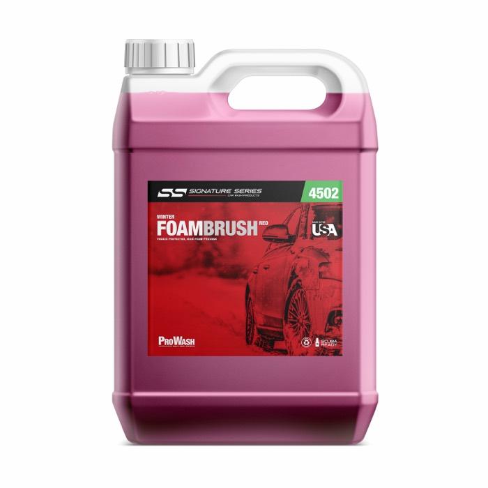 Winter Foam Brush Red