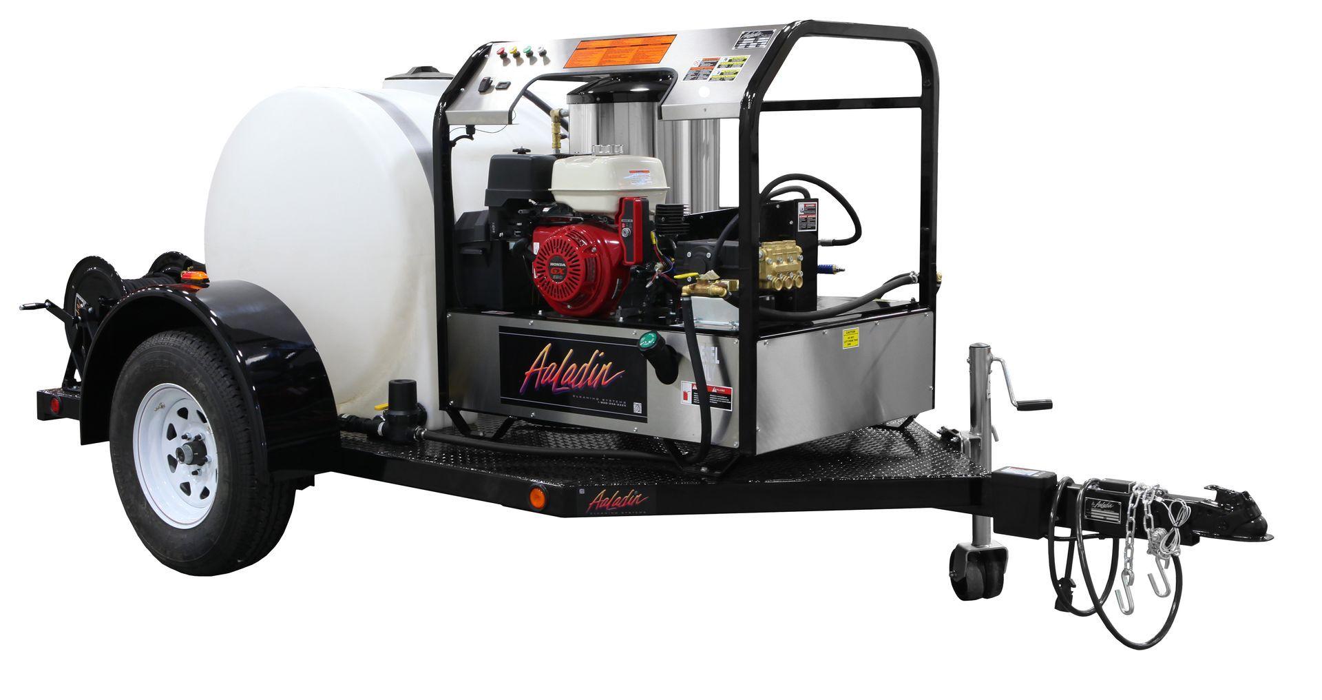 Entrepreneur II mobile pressure washer trailer