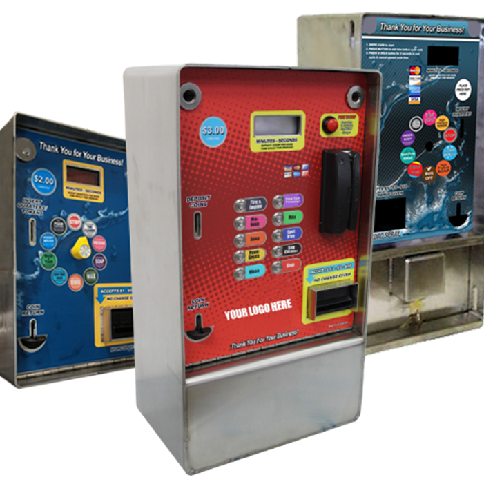 Industry standard car wash meter boxes