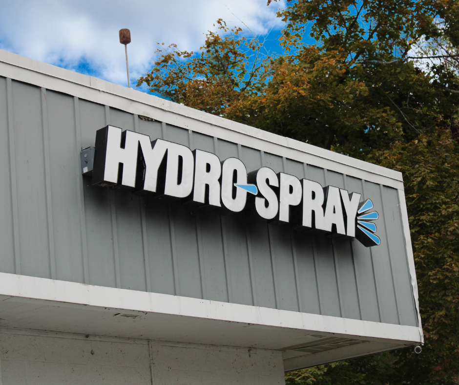 Hydro-Spray building sign