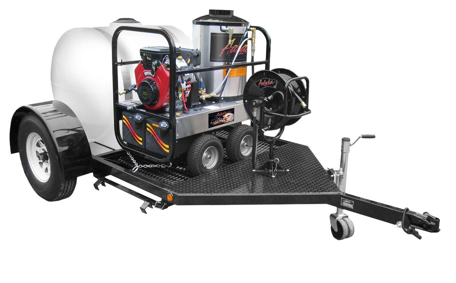 Entrepreneur IV mobile pressure washer trailer